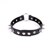 PUNK OHMAMA FETISH SPIKES NECKLACE